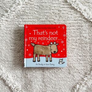 Usborne That's Not My Reindeer Board Book - Bright Red